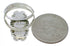 Native American Design Silver Multicolor Ring Size 5-3/4 UX38423